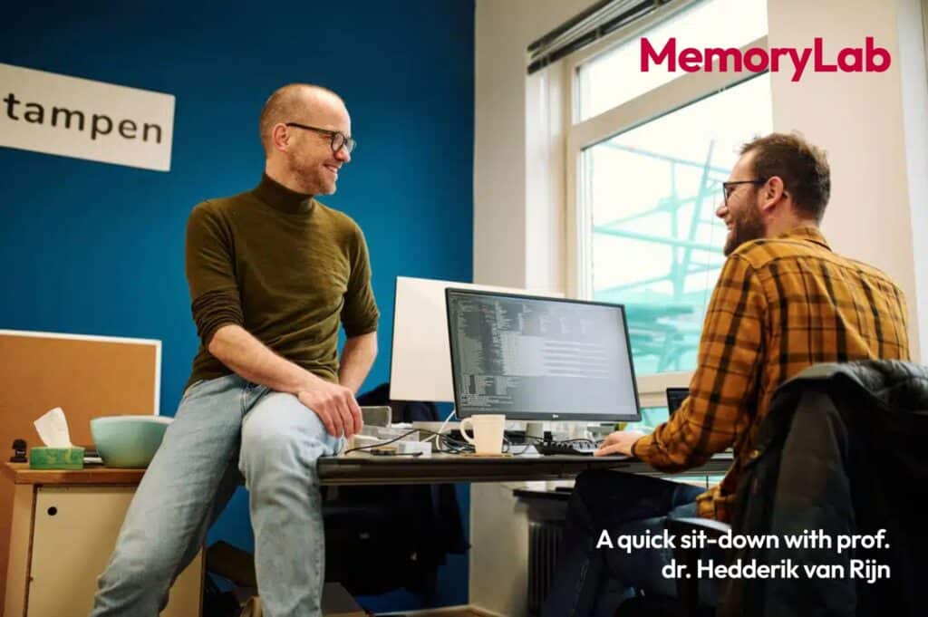 MemoryLab story – a quick sit-down with prof. dr. Hedderik van Rijn