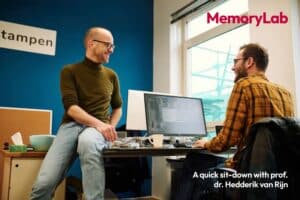 MemoryLab story – a quick sit-down with prof. dr. Hedderik van Rijn